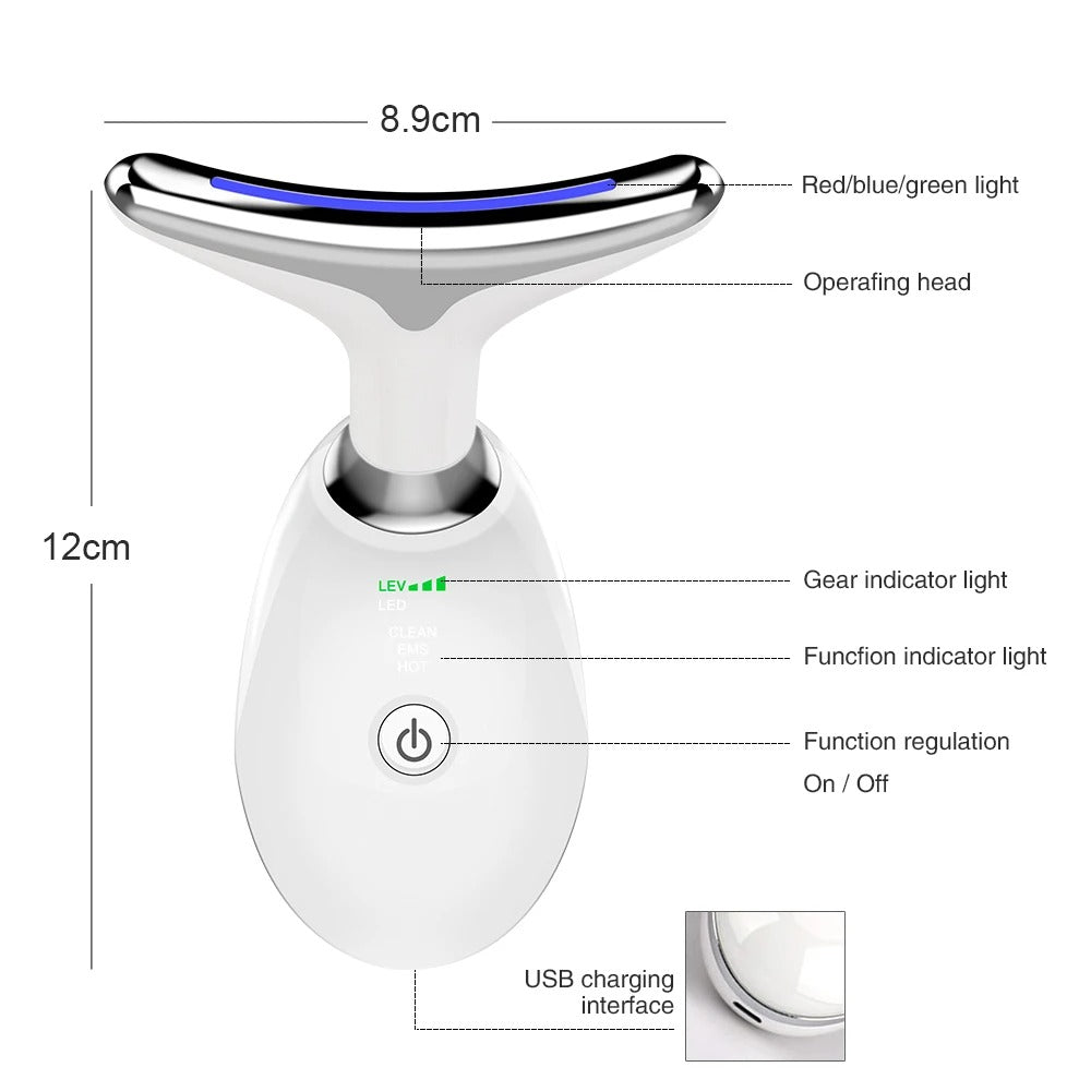 DermaLux Pro Face Massager